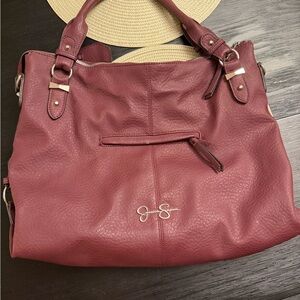 Jessica Simpson Wine Shoulder Bag
